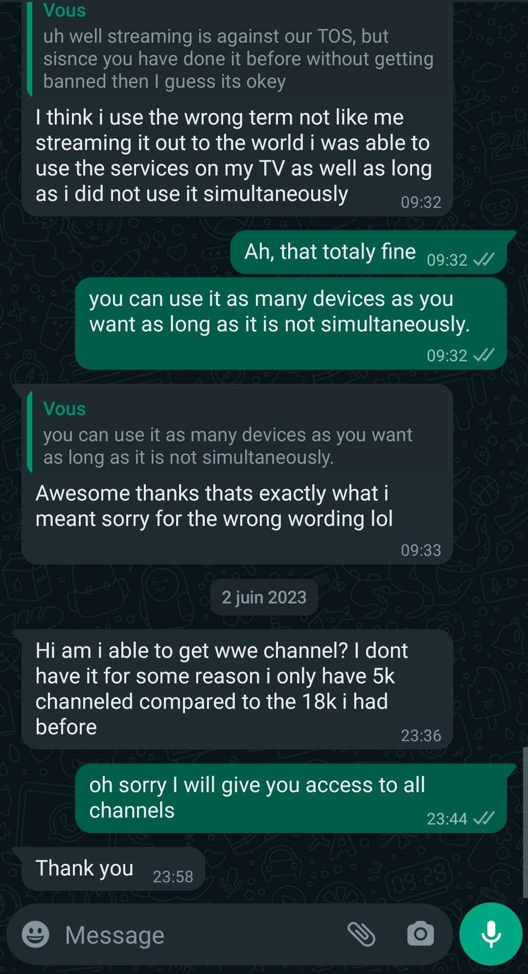 IPTV multi-device streaming explained to user.